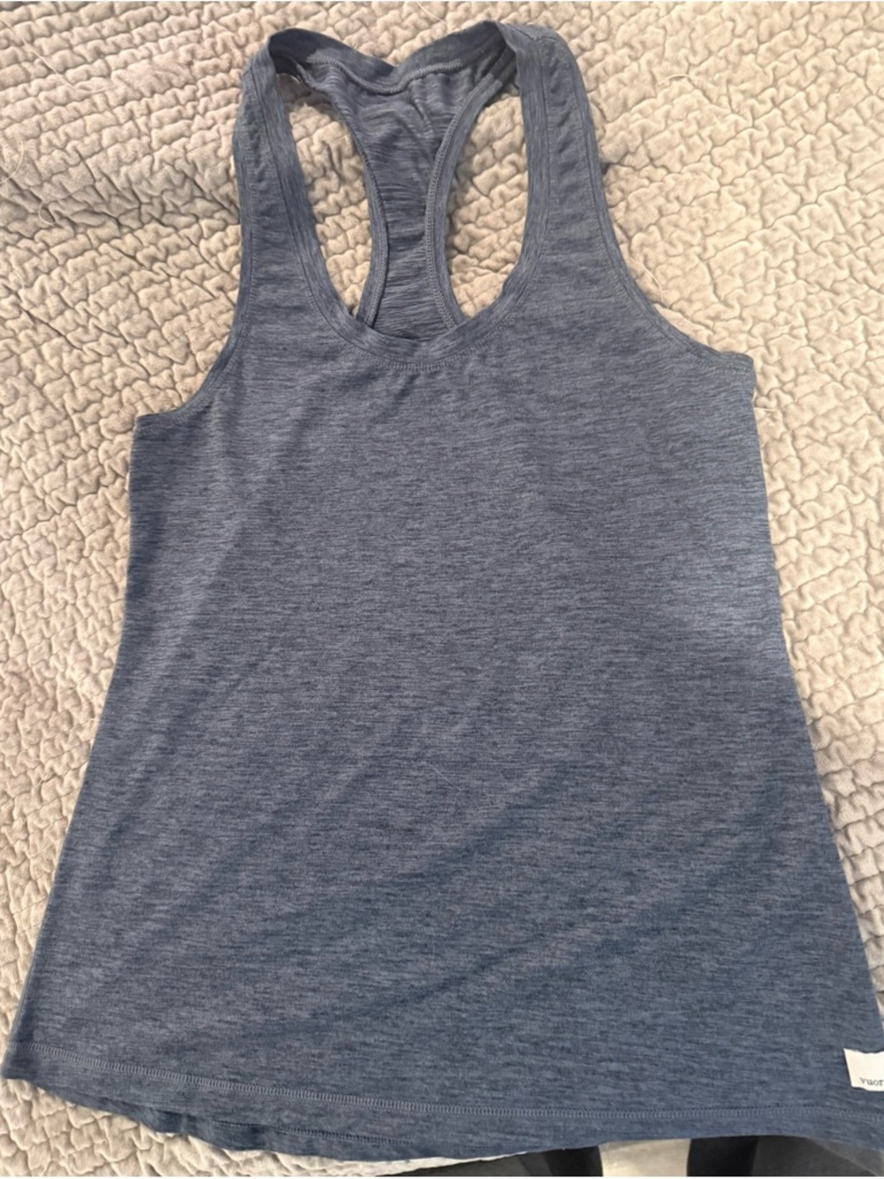 Vuori - Small- Women's Racerback Tank Top - Heather Navy